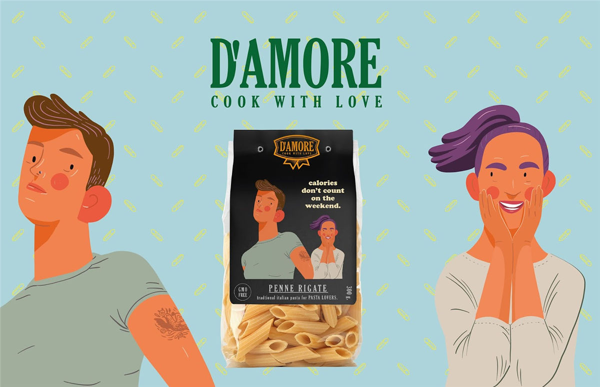 面條包裝創(chuàng)意圖片插畫營造氛圍(圖4) 面條包裝創(chuàng)意圖片插畫營造氛圍(圖4)