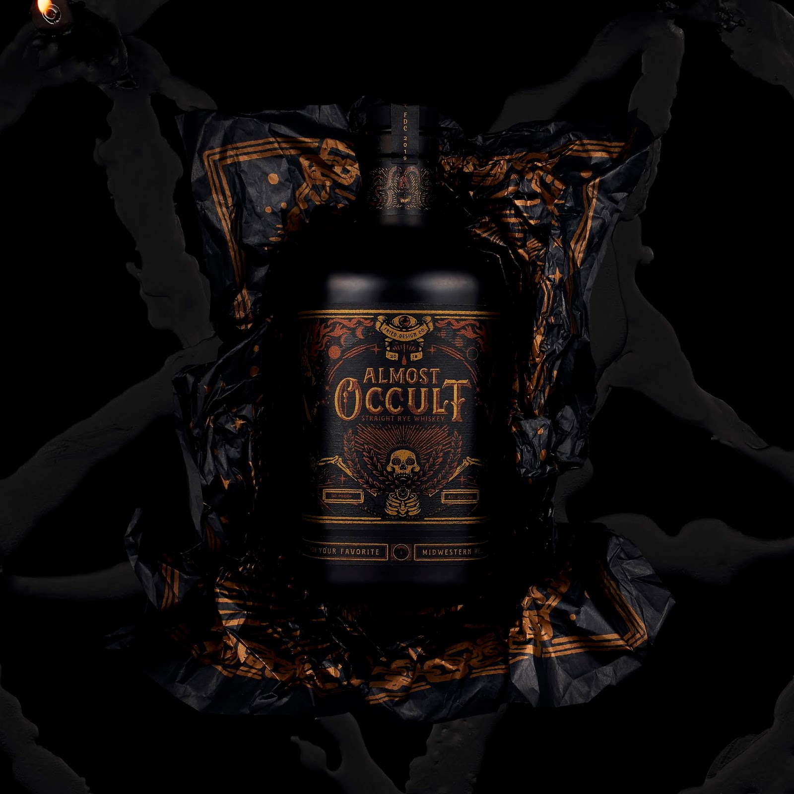 黑麥威士忌酒包裝設(shè)計(jì)(圖2)