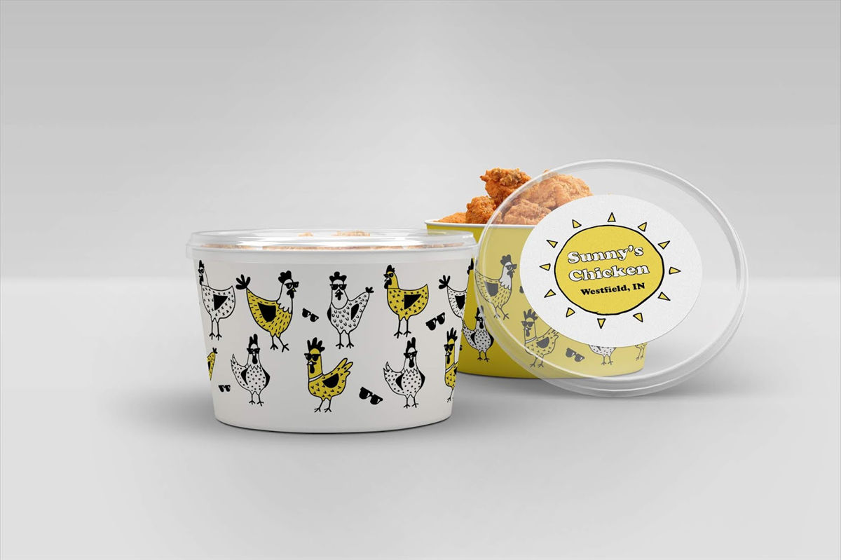 炸雞快餐車品牌包裝設計(圖1) 炸雞快餐車品牌包裝設計(圖1)