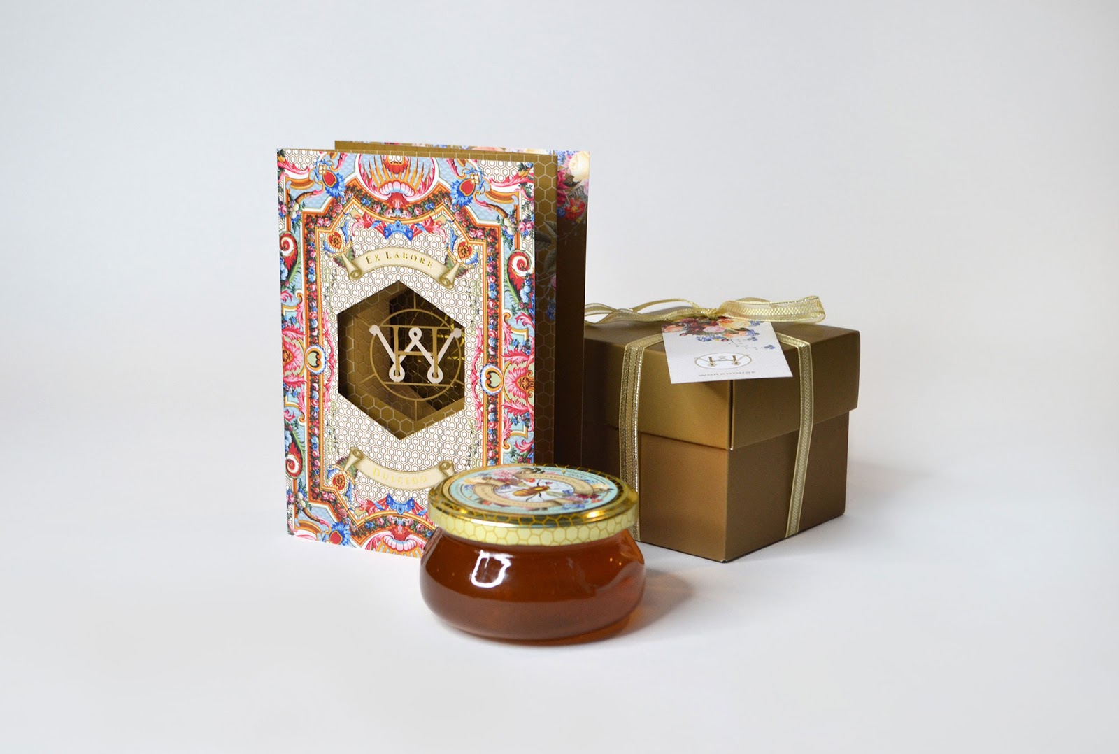 高端精美的蜂蜜禮盒包裝設(shè)計(jì)(圖1)