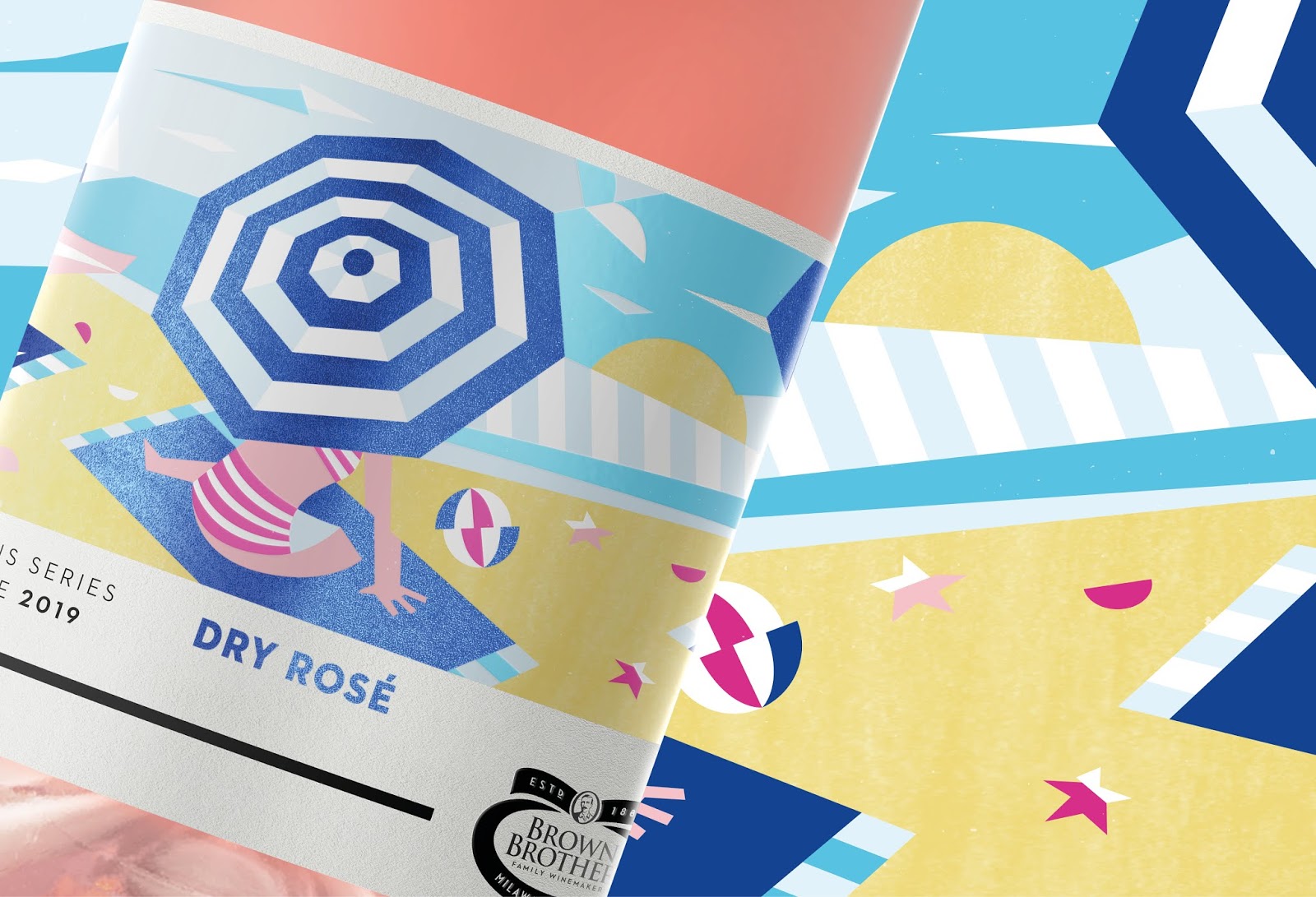 葡萄酒包裝設(shè)計采用時尚插畫風格(圖1)