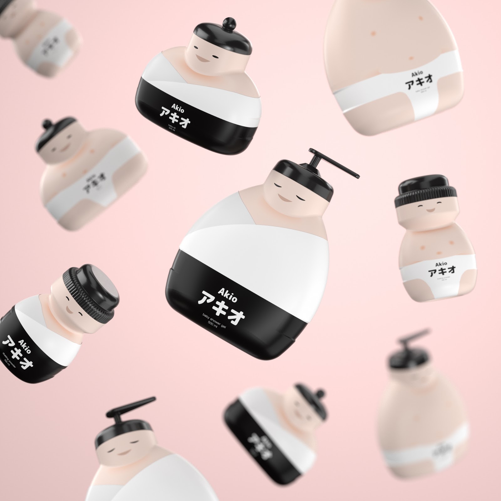 中山兒童沐浴露包裝設(shè)計(jì)可愛(ài)有趣(圖2)