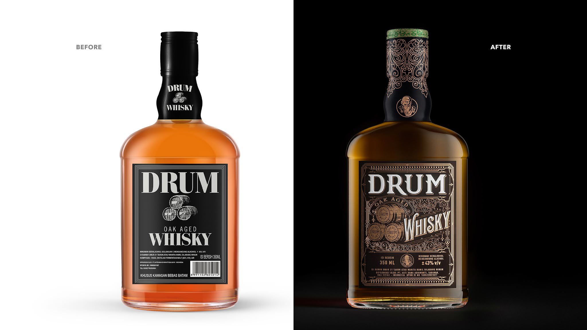 Orang Tuang烈酒包裝設計(圖5) Orang Tuang烈酒包裝設計(圖5)