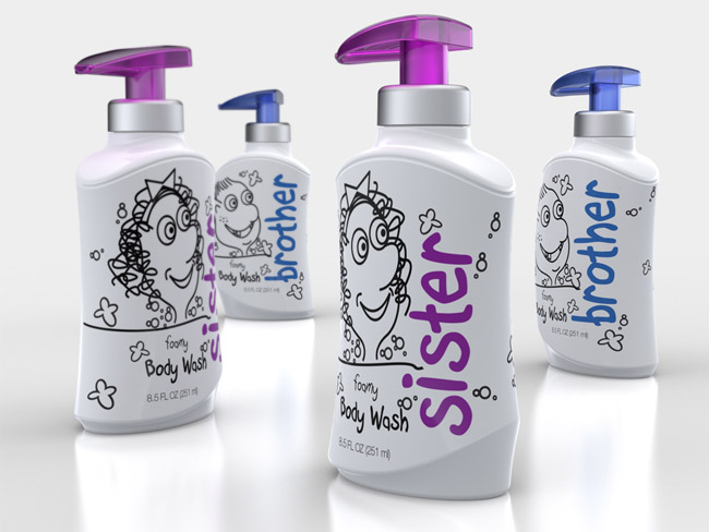 家庭洗護(hù)沐浴露產(chǎn)品包裝怎么做(圖1) 家庭洗護(hù)沐浴露產(chǎn)品包裝怎么做(圖1)