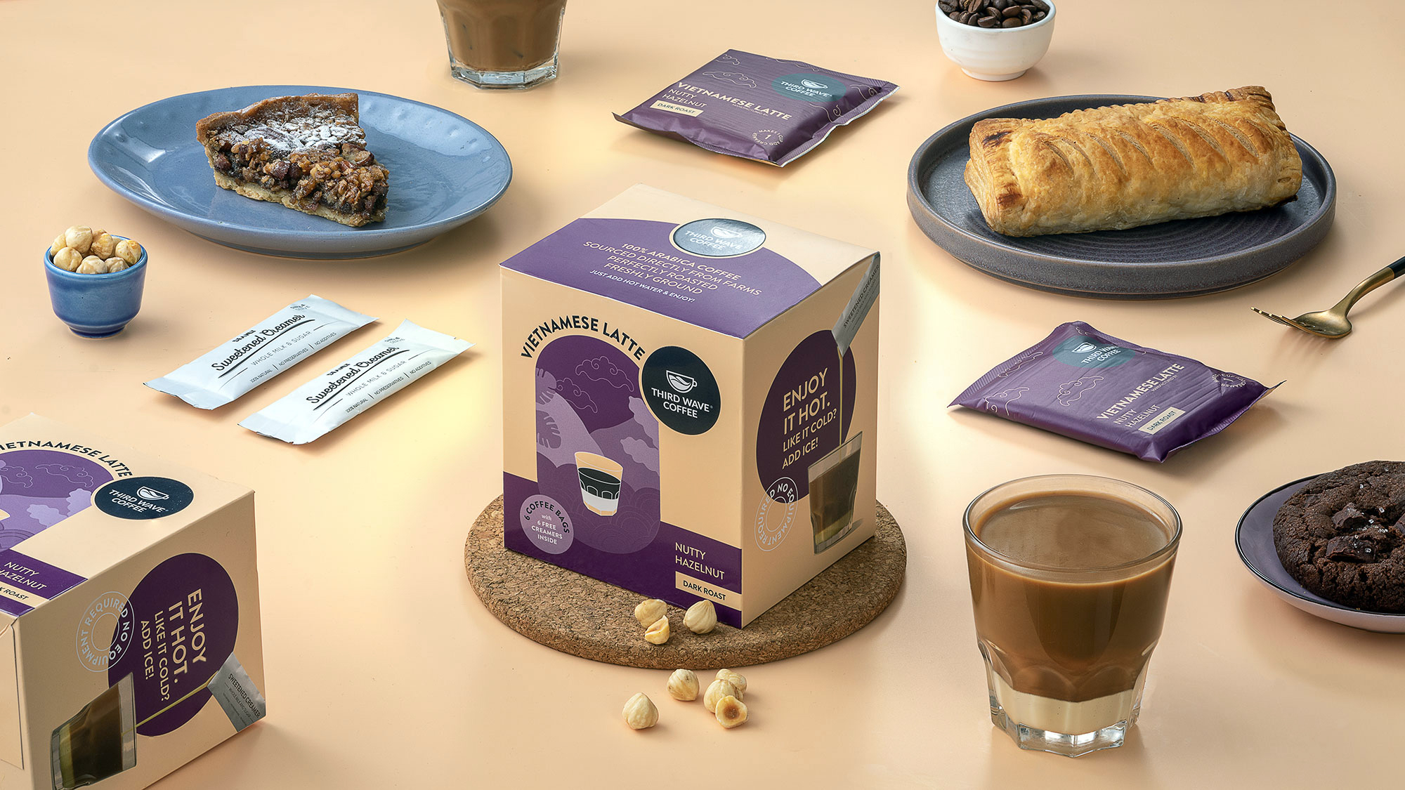 越南拿鐵速溶咖啡包裝這樣設(shè)計(圖6) 越南拿鐵速溶咖啡包裝這樣設(shè)計(圖6)