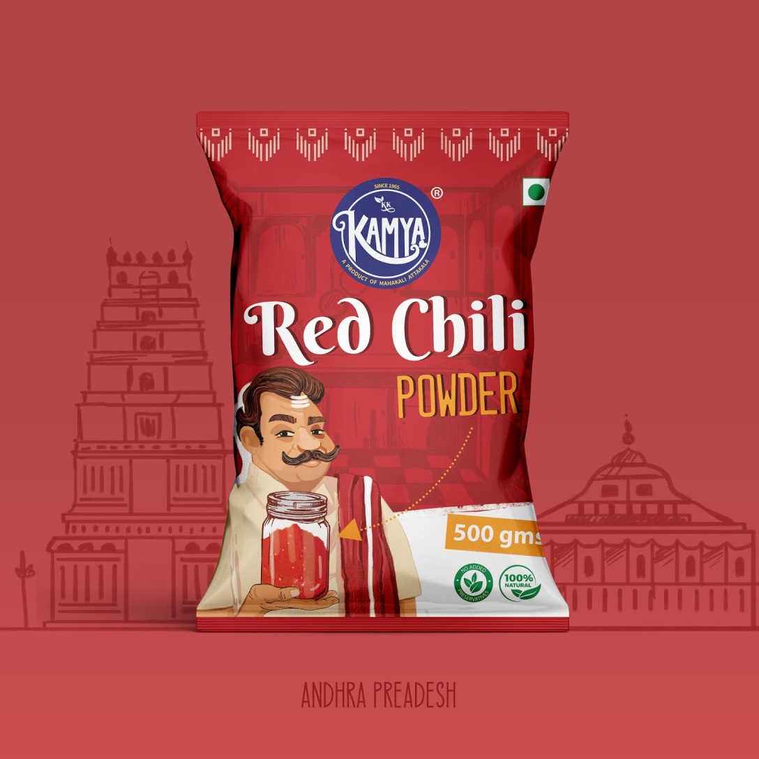 印度KAMYA調味品獨特包裝設計欣賞(圖2)