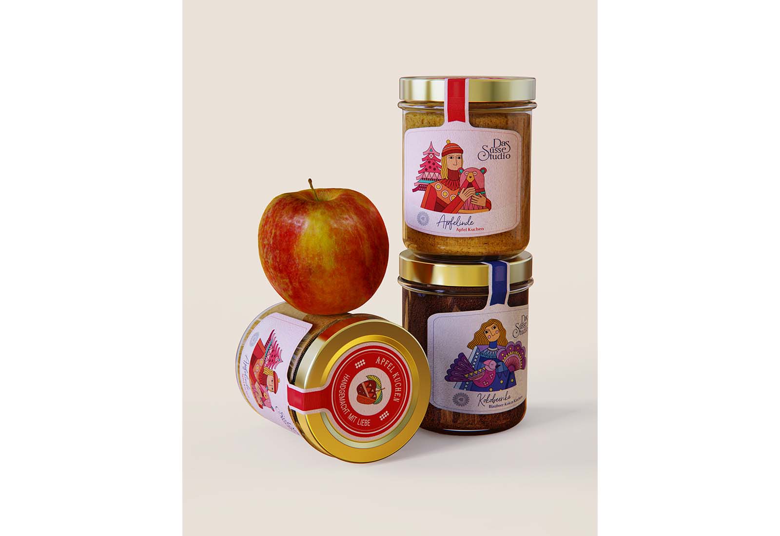 玻璃瓶中的蛋糕創(chuàng)意包裝設(shè)計(jì)(圖3) 玻璃瓶中的蛋糕創(chuàng)意包裝設(shè)計(jì)(圖3)