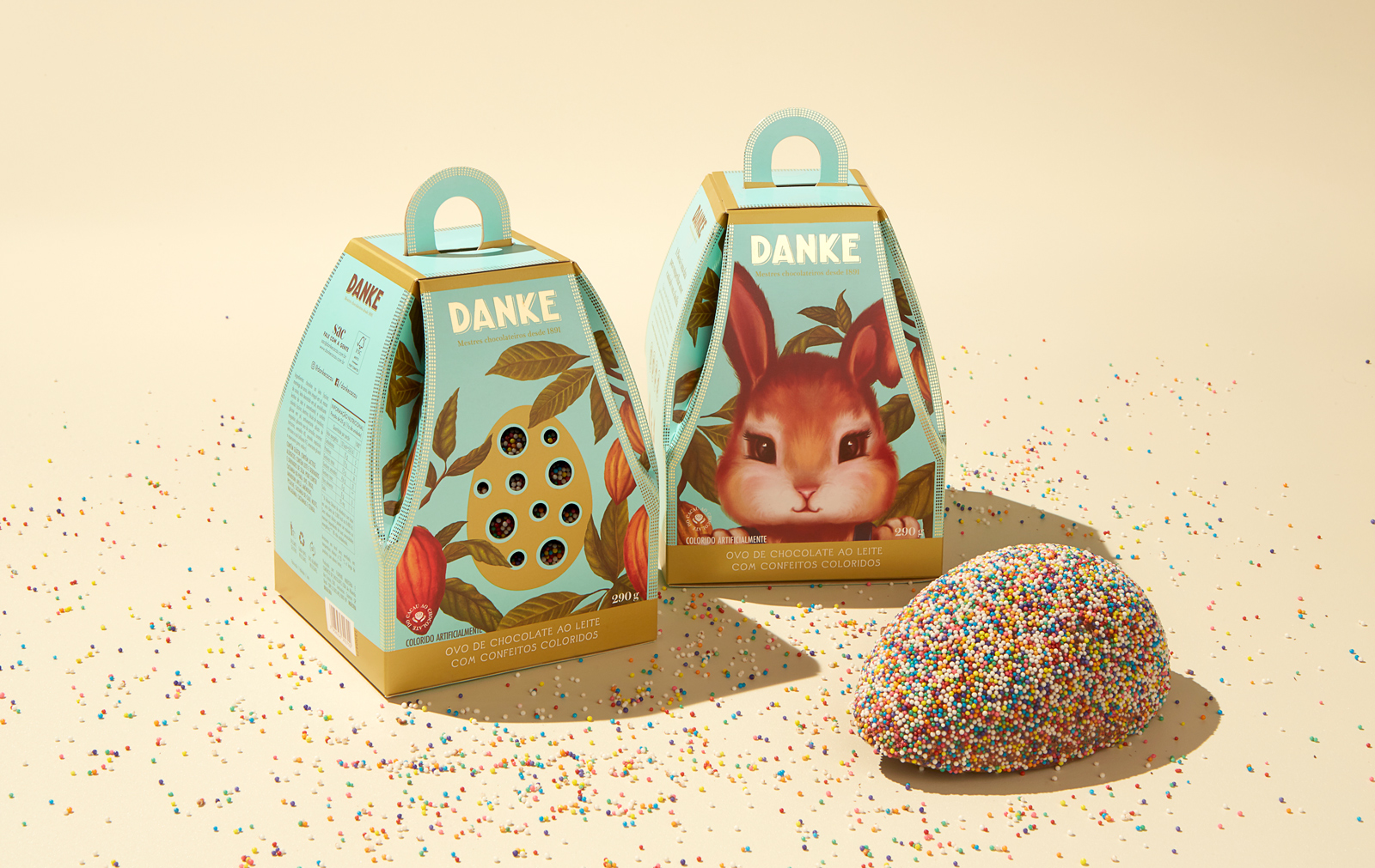 Danke巧克力產(chǎn)品插畫風格包裝設計欣賞(圖3) Danke巧克力產(chǎn)品插畫風格包裝設計欣賞(圖3)