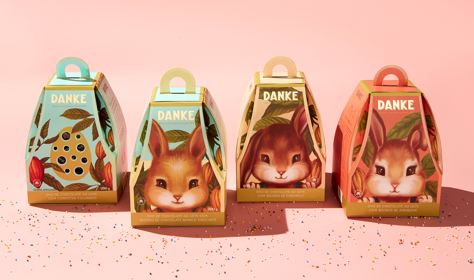 Danke巧克力產(chǎn)品插畫風格包裝設計欣賞(圖7) Danke巧克力產(chǎn)品插畫風格包裝設計欣賞(圖7)