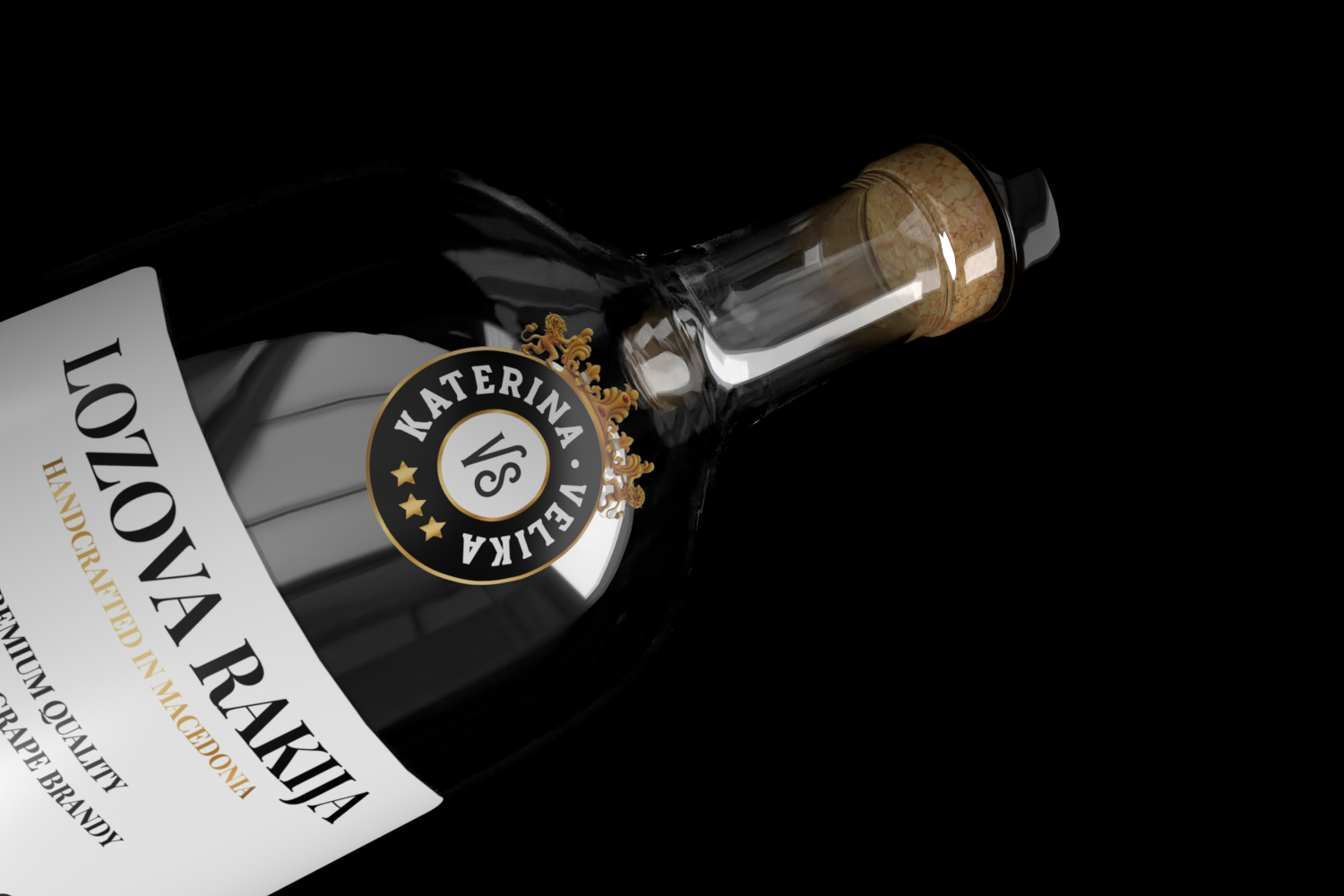 Katerina Velika rakija優(yōu)質(zhì)酒包裝這樣設(shè)計(圖6)