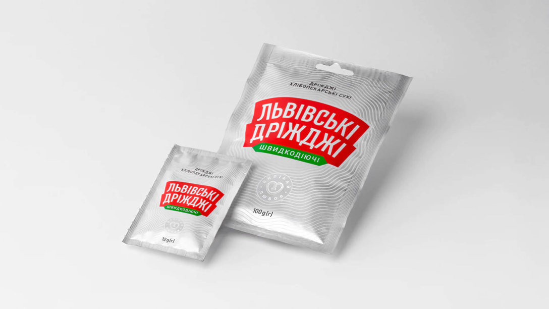 Lvivski Drizhdzhi酵母產(chǎn)品視覺包裝設(shè)計(圖1) Lvivski Drizhdzhi酵母產(chǎn)品視覺包裝設(shè)計(圖1)