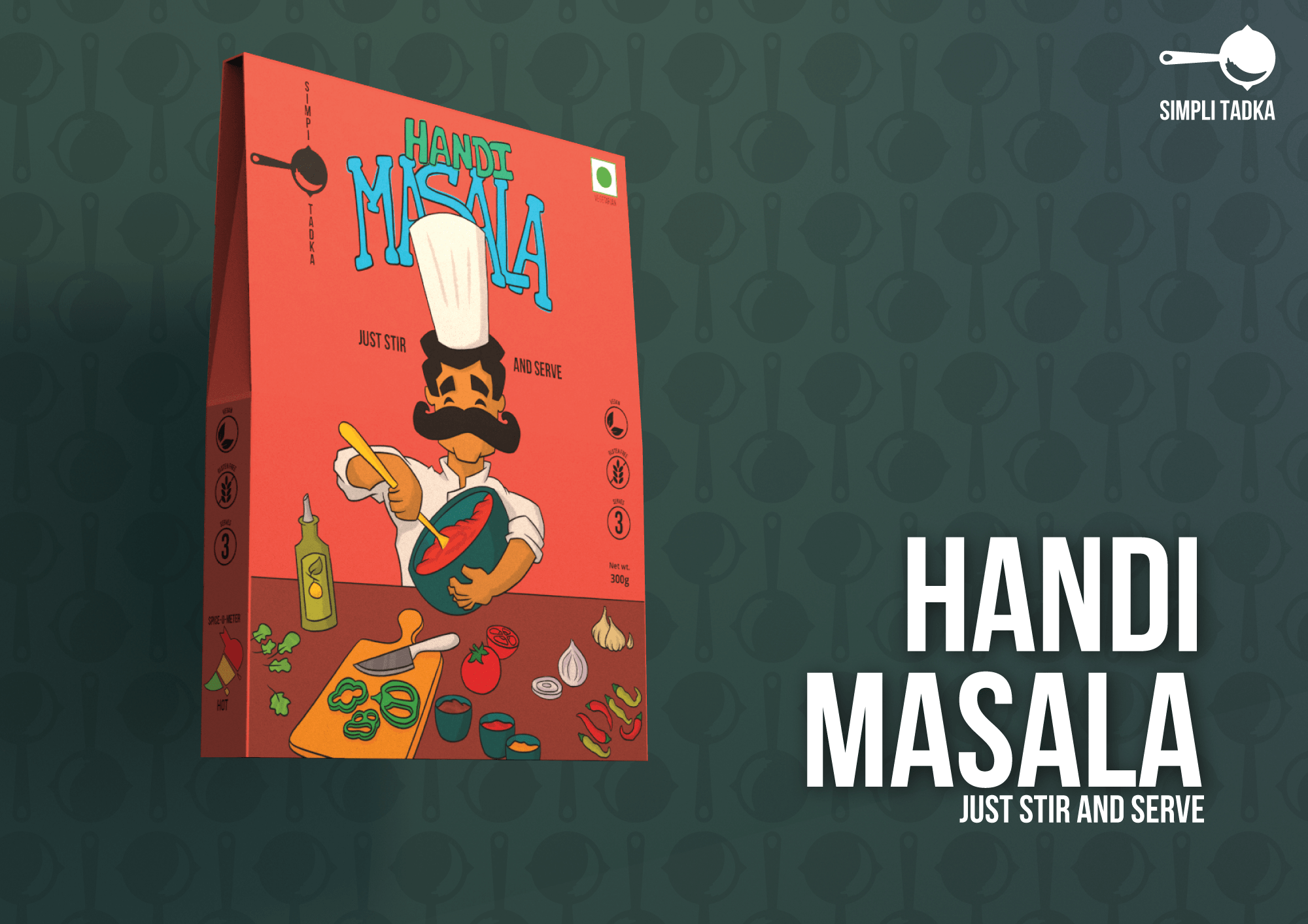 Simpli Tadka系列咖喱包裝設(shè)計(jì)欣賞(圖6) Simpli Tadka系列咖喱包裝設(shè)計(jì)欣賞(圖6)