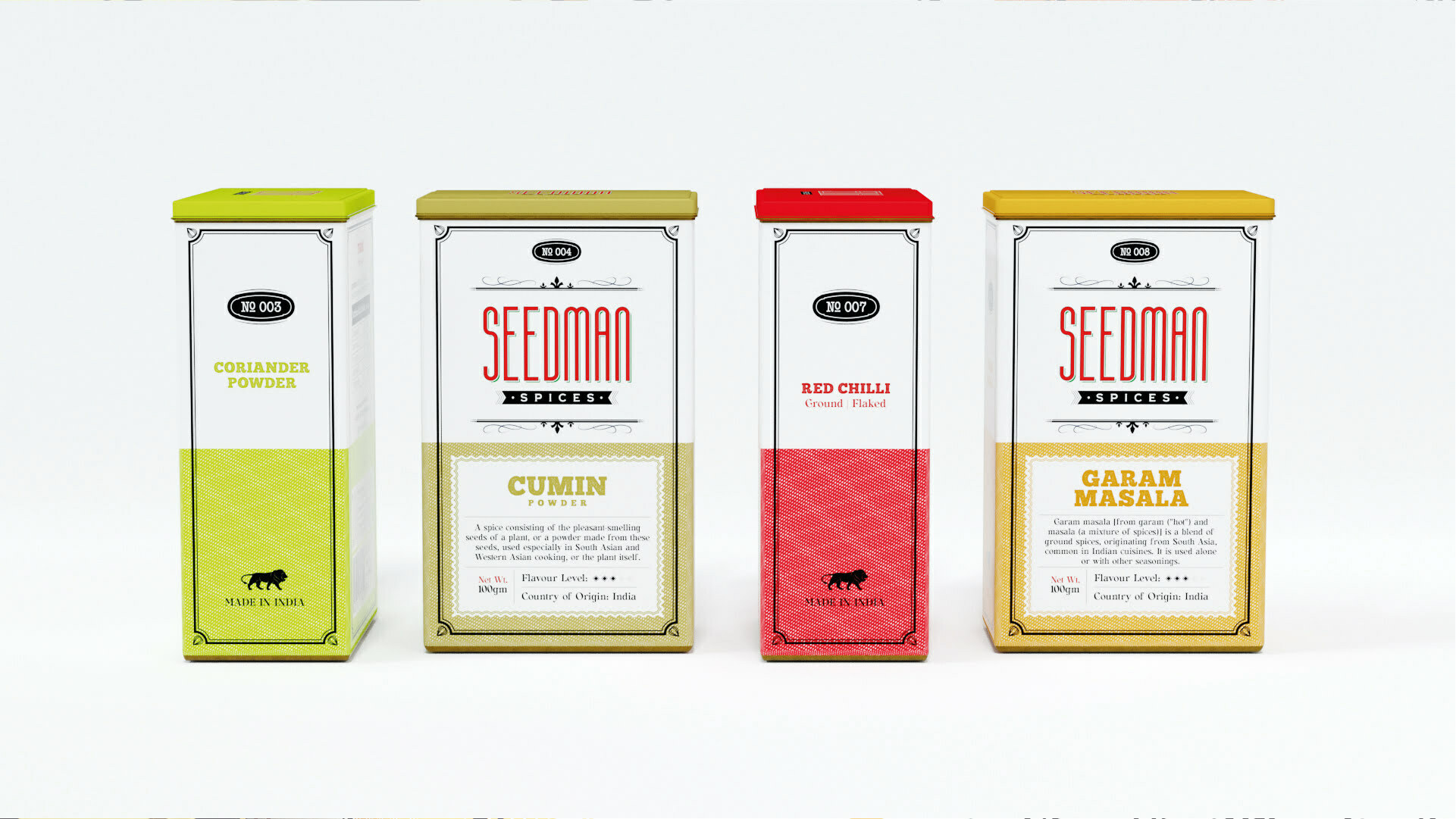 印度香料包裝這樣設(shè)計(jì)給人一種原始而自然的吸引力(圖1) 印度香料包裝這樣設(shè)計(jì)給人一種原始而自然的吸引力(圖1)