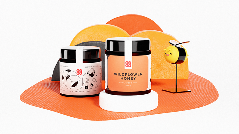 蜂蜜創(chuàng)意包裝設(shè)計作品欣賞(圖4) 蜂蜜創(chuàng)意包裝設(shè)計作品欣賞(圖4)