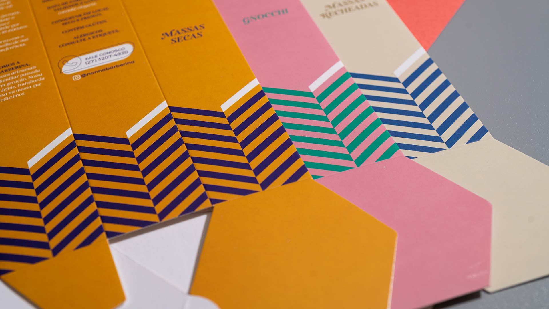 意大利手工面食包裝這樣設(shè)計很有吸引力(圖2)