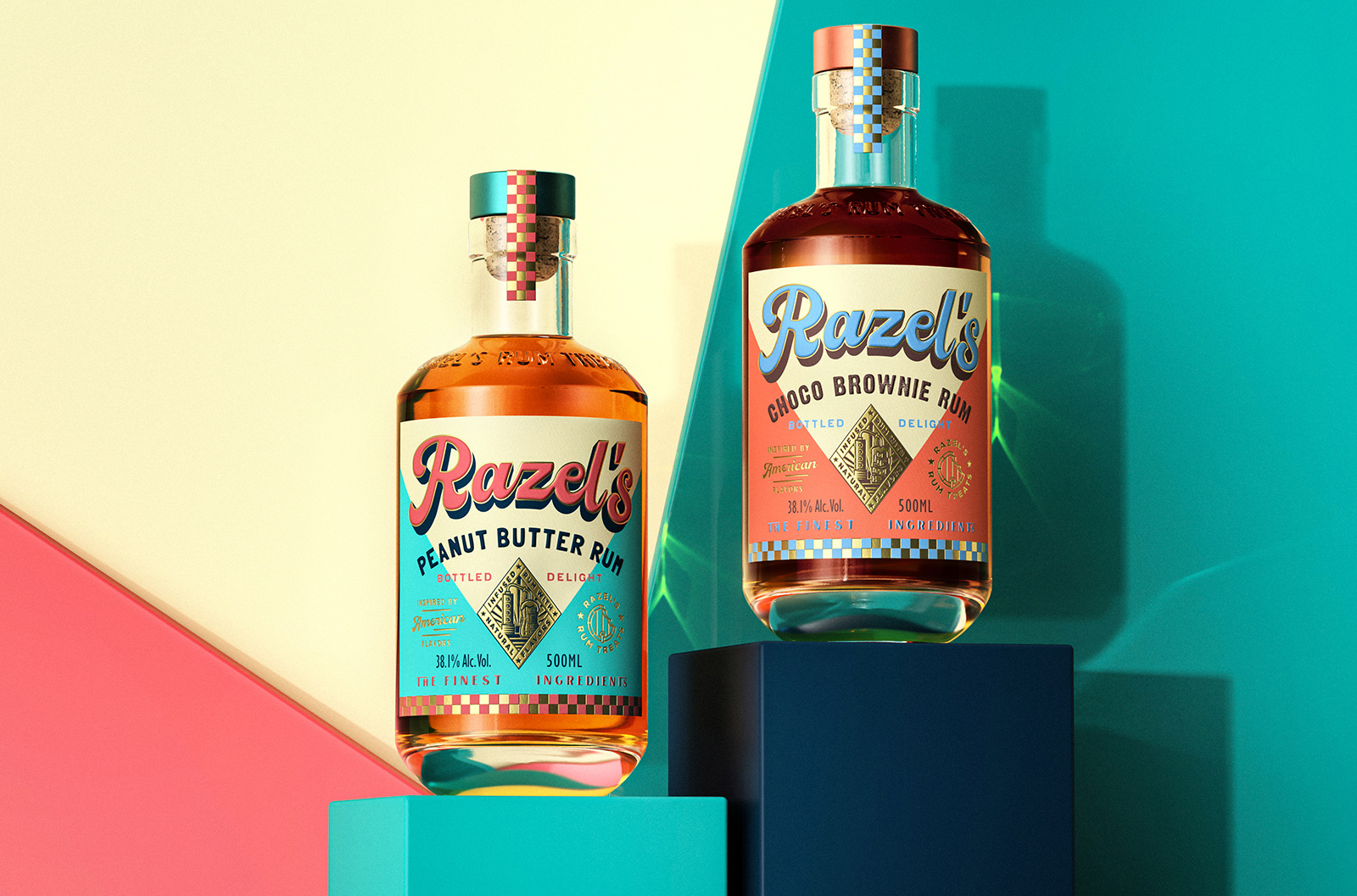 Razel朗姆酒的視覺品牌標(biāo)識和包裝設(shè)計(圖1) Razel朗姆酒的視覺品牌標(biāo)識和包裝設(shè)計(圖1)