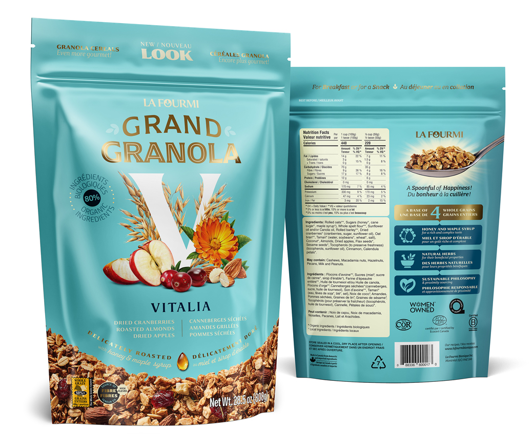 Grand Granola 麥片系列產(chǎn)品包裝設(shè)計(jì)(圖3) Grand Granola 麥片系列產(chǎn)品包裝設(shè)計(jì)(圖3)