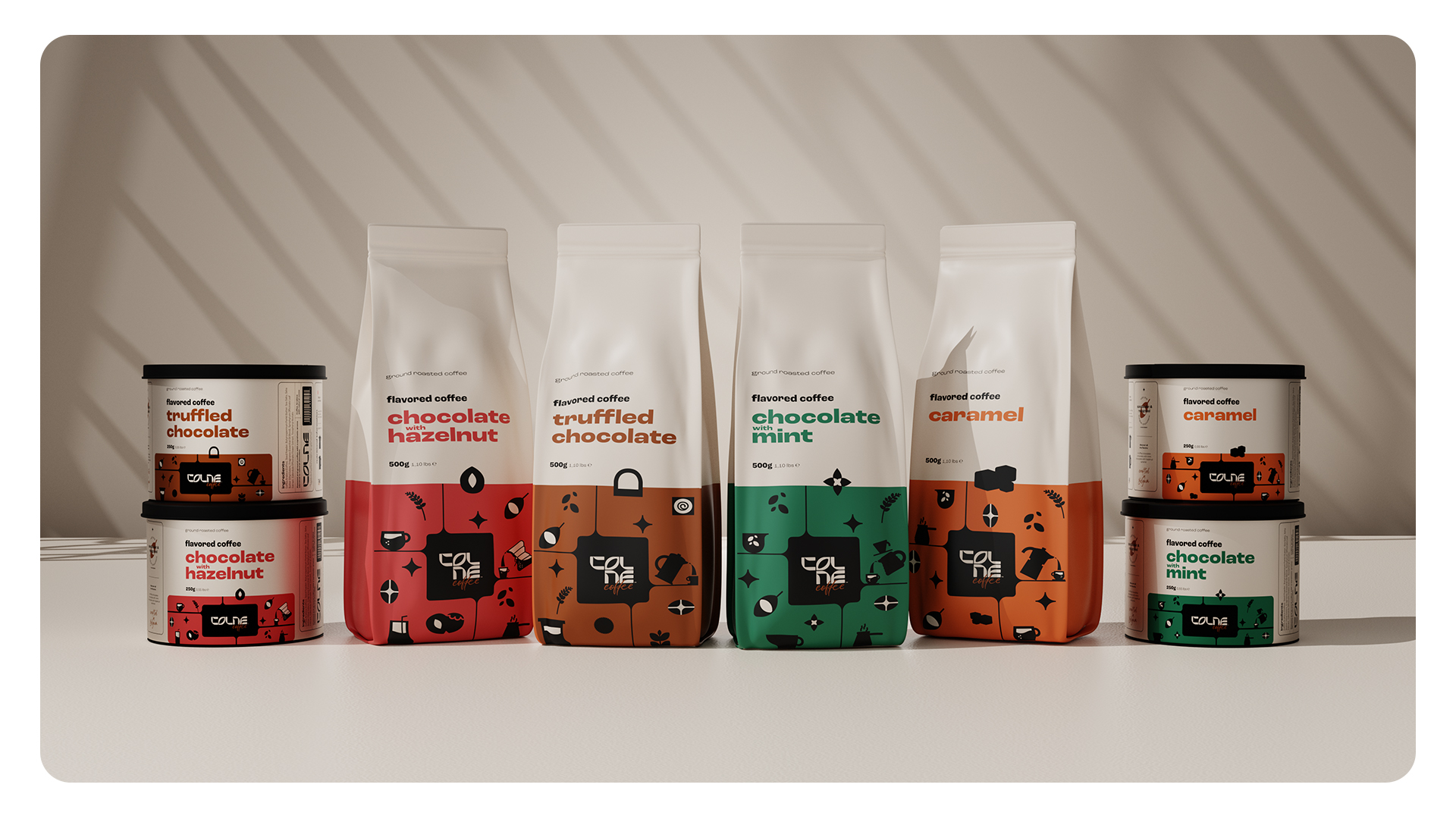 獨特的巧克力風(fēng)味咖啡包裝這樣設(shè)計(圖2) 獨特的巧克力風(fēng)味咖啡包裝這樣設(shè)計(圖2)