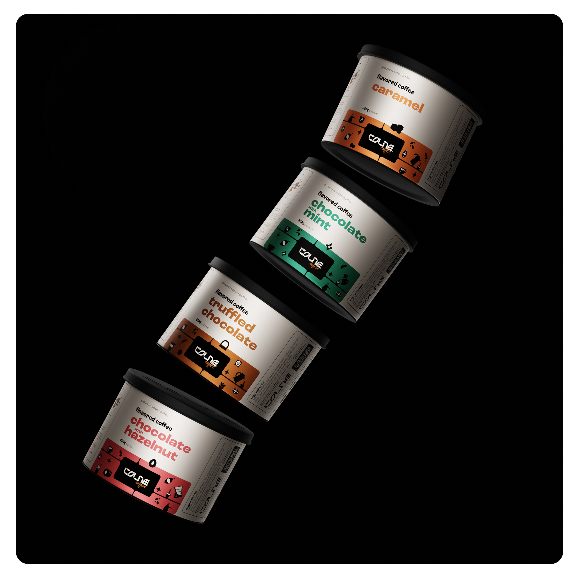 獨特的巧克力風(fēng)味咖啡包裝這樣設(shè)計(圖6) 獨特的巧克力風(fēng)味咖啡包裝這樣設(shè)計(圖6)