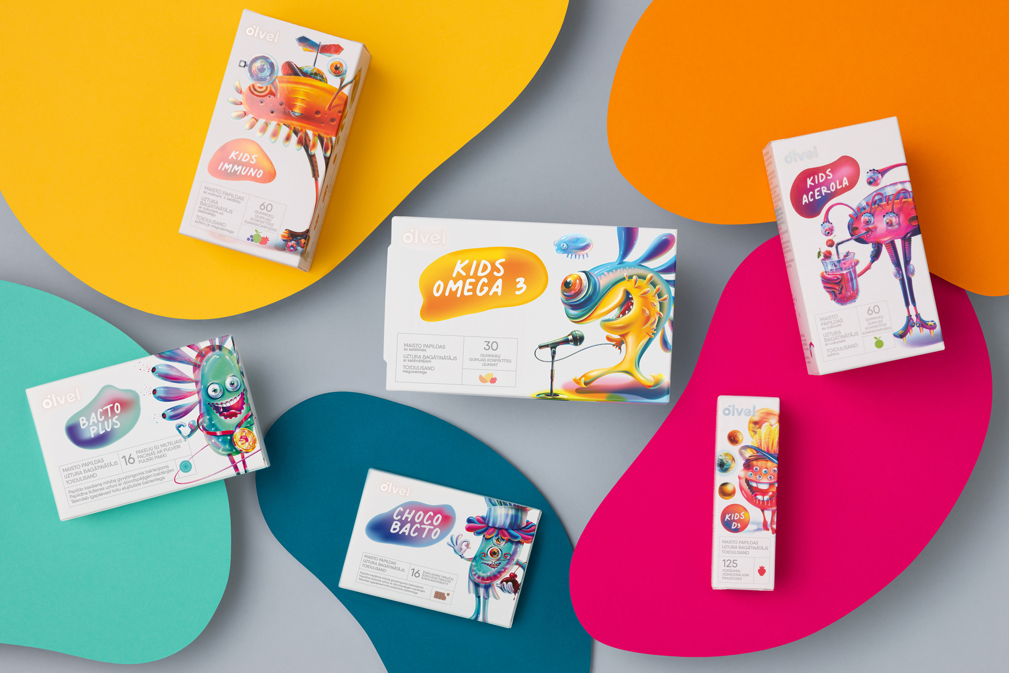 OLVEL兒童保健用品包裝設計(圖1) OLVEL兒童保健用品包裝設計(圖1)