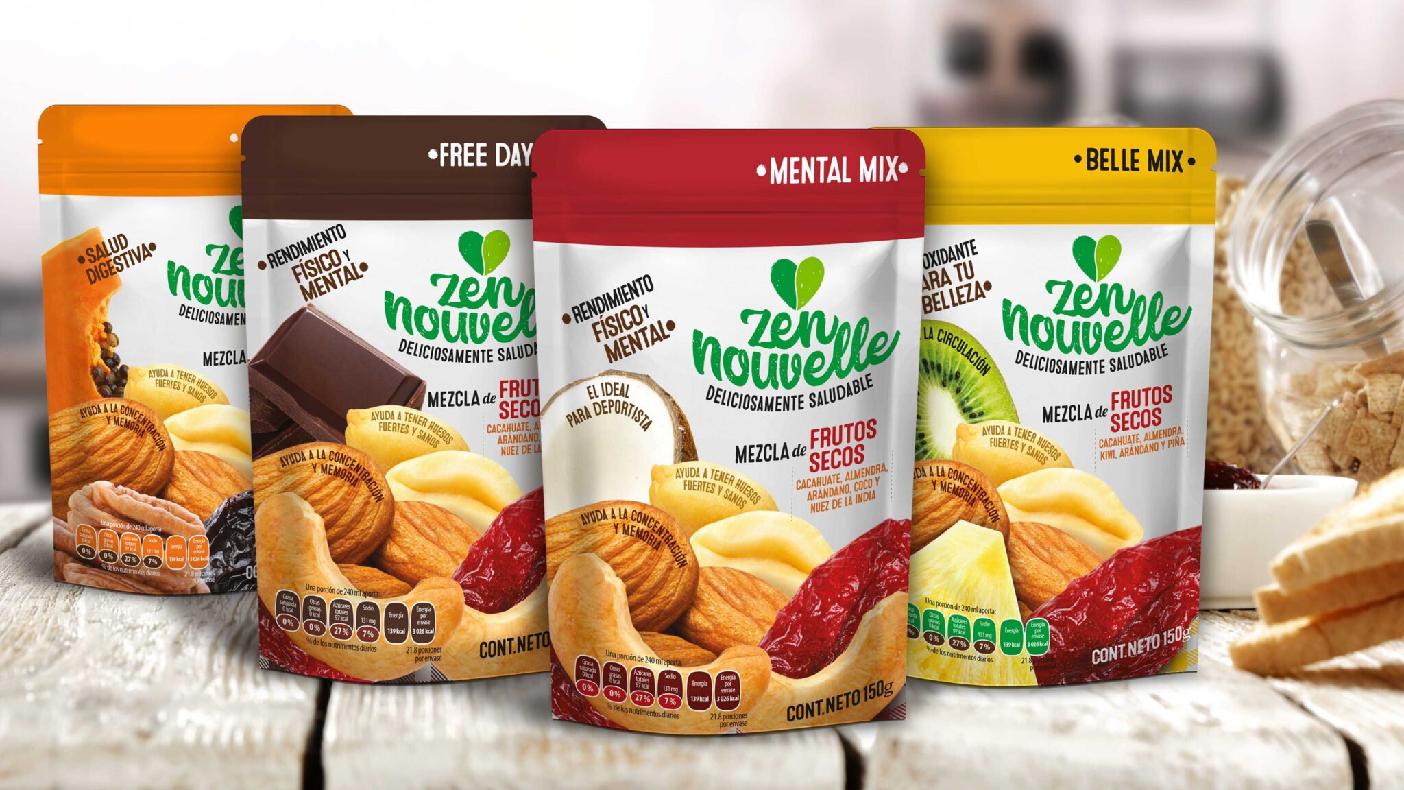 水果混合物零食袋包裝這樣設(shè)計很有吸引力(圖1) 水果混合物零食袋包裝這樣設(shè)計很有吸引力(圖1)