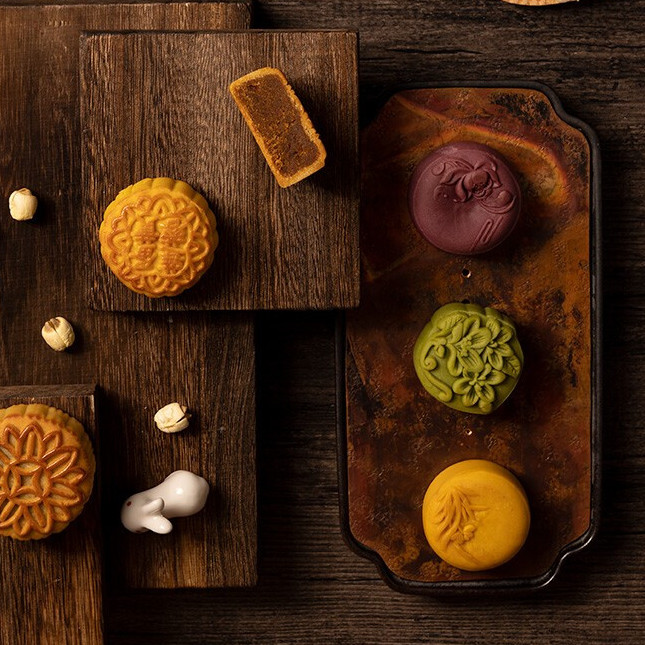 五味和 蝶戀物語 廣式月餅 600g 禮盒裝包裝禮盒產品包裝創(chuàng)意設計欣賞(圖3)