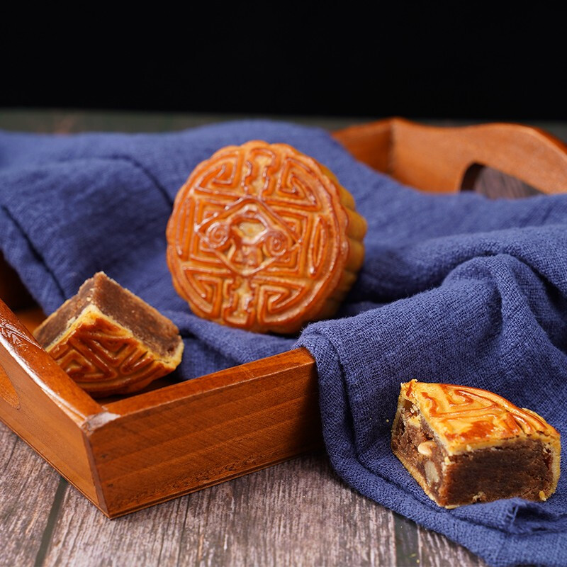 東來順 東來福禮 京式月餅禮盒 8餅6味 640g包裝禮盒產(chǎn)品包裝創(chuàng)意設計欣賞(圖5)