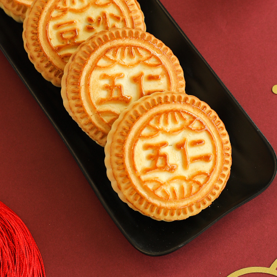 桃李 提漿京式月餅 五仁 500g包裝禮盒產(chǎn)品包裝創(chuàng)意設(shè)計(jì)欣賞(圖4)