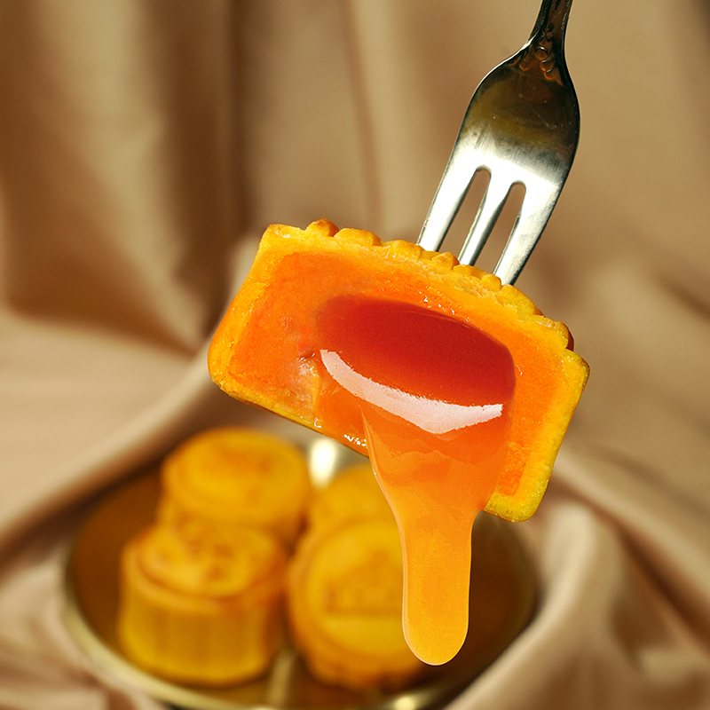 葡記 四味流心月餅 8餅4味 400g包裝禮盒產品包裝創(chuàng)意設計欣賞(圖3)