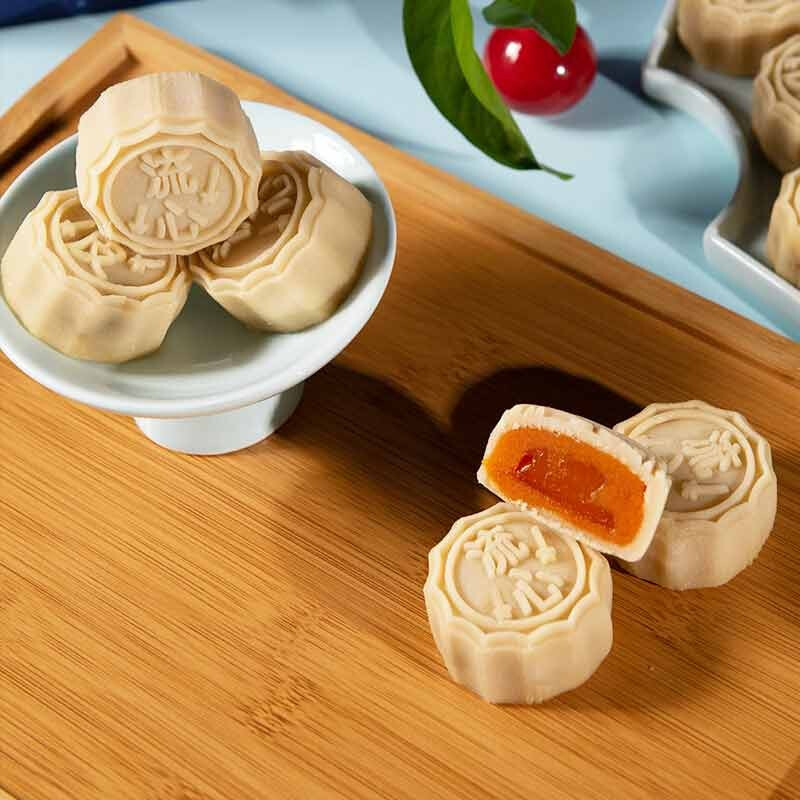 有成齋 冰皮流心月餅 8餅4味 480g*2盒 禮盒裝包裝禮盒產(chǎn)品包裝創(chuàng)意設(shè)計(jì)欣賞(圖4)