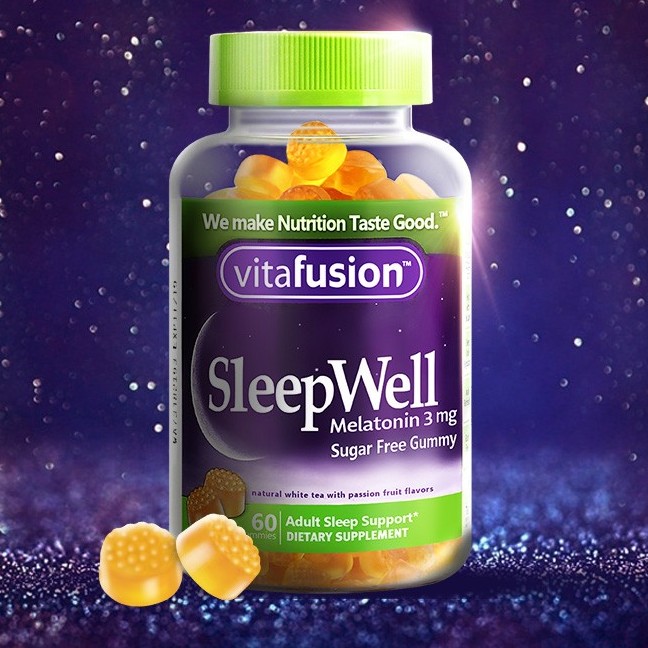 vitafusion SleepWell 褪黑素軟糖 60粒*2瓶保健產(chǎn)品包裝創(chuàng)意設(shè)計(jì)欣賞(圖2)