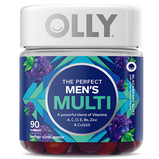 OLLY 男士復合維生素Q10 90粒保健產(chǎn)品包裝創(chuàng)意設計欣賞(圖1)