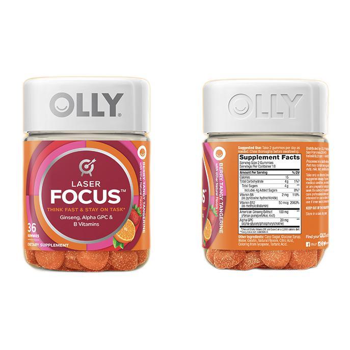 OLLY 注意力軟糖 36粒/瓶保健產(chǎn)品包裝創(chuàng)意設(shè)計(jì)欣賞(圖1)