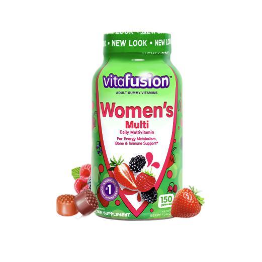 vitafusion 女士維生素軟糖 150粒保健產(chǎn)品包裝創(chuàng)意設(shè)計欣賞(圖3)