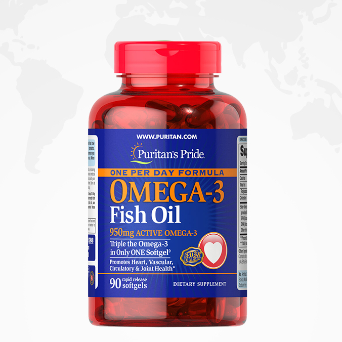 Puritans Pride 普麗普萊 950mg 深海魚油軟膠囊 90粒保健產(chǎn)品包裝創(chuàng)意設(shè)計欣賞(圖4)