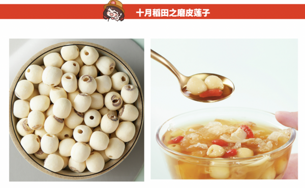 SHI YUE DAO TIAN 十月稻田 蓮子 250g/袋包裝設(shè)計(jì)欣賞 (圖2)