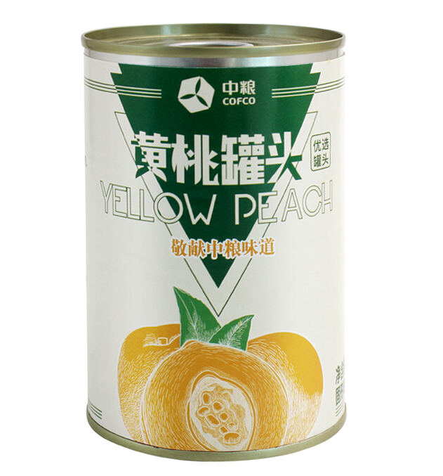 灌裝黃桃罐頭包裝設(shè)計(jì)作品欣賞(圖1)