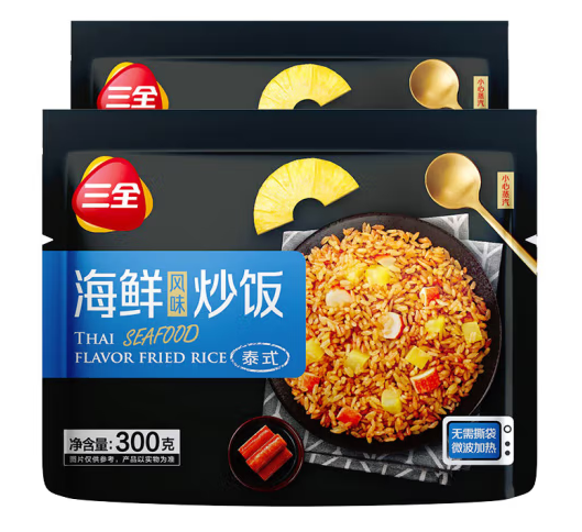 海鮮風味炒飯包裝設計要點有哪些(圖1) 海鮮風味炒飯包裝設計要點有哪些(圖1)