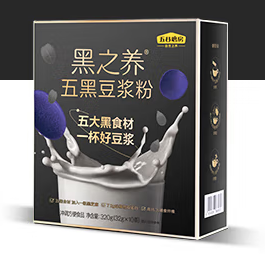 五黑豆?jié){粉包裝盒設計欣賞(圖1) 五黑豆?jié){粉包裝盒設計欣賞(圖1)