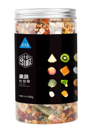 倉鼠果蔬糧包裝罐設(shè)計(jì)欣賞(圖1) 倉鼠果蔬糧包裝罐設(shè)計(jì)欣賞(圖1)