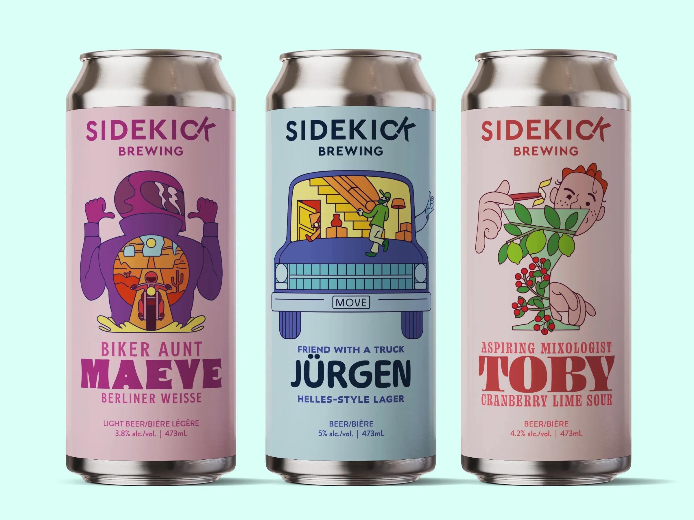 有趣的灌裝啤酒包裝設(shè)計欣賞(圖1) 有趣的灌裝啤酒包裝設(shè)計欣賞(圖1)