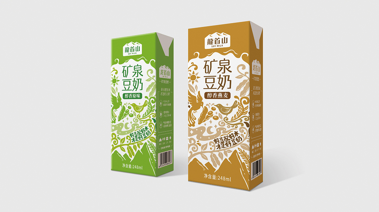 豆奶外包裝如何設(shè)計有吸引力(圖1)