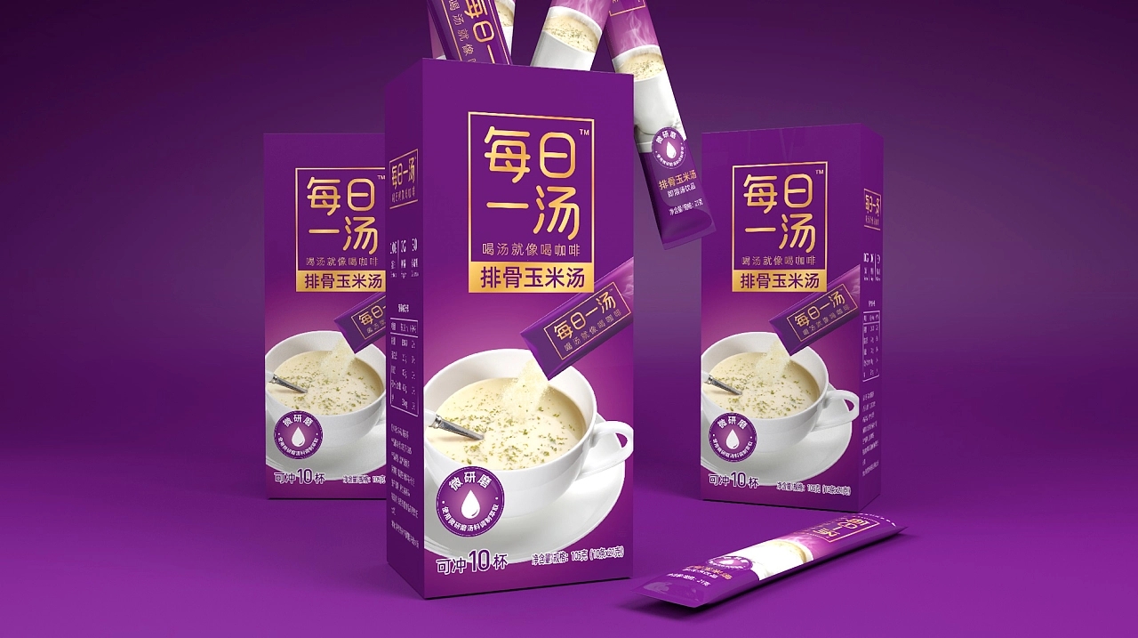 排骨玉米湯外包裝設(shè)計(jì)怎么做好(圖1) 排骨玉米湯外包裝設(shè)計(jì)怎么做好(圖1)