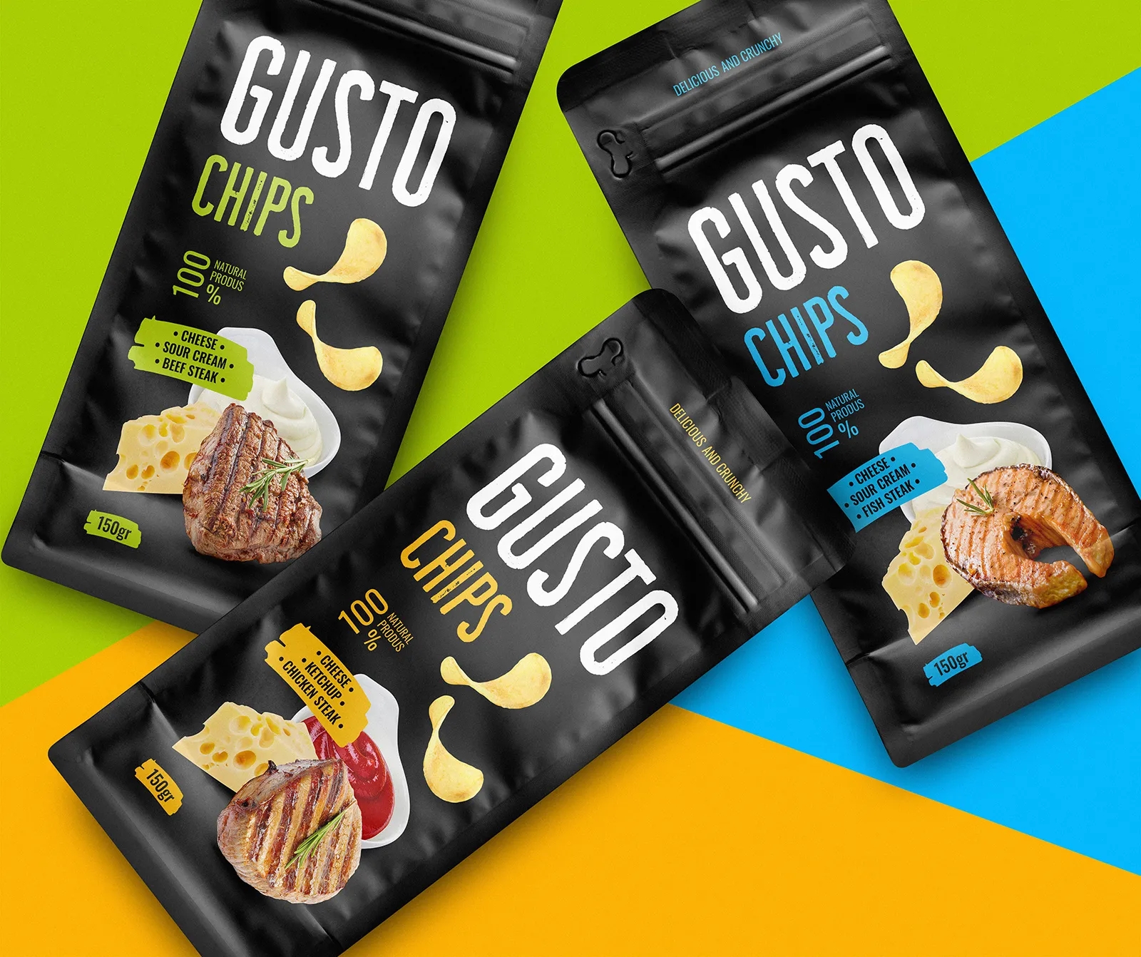 獨特風(fēng)味的薯片包裝設(shè)計欣賞(圖1)