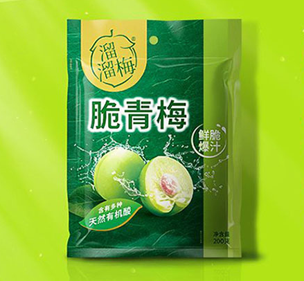 脆青梅外包裝設計作品欣賞(圖1)