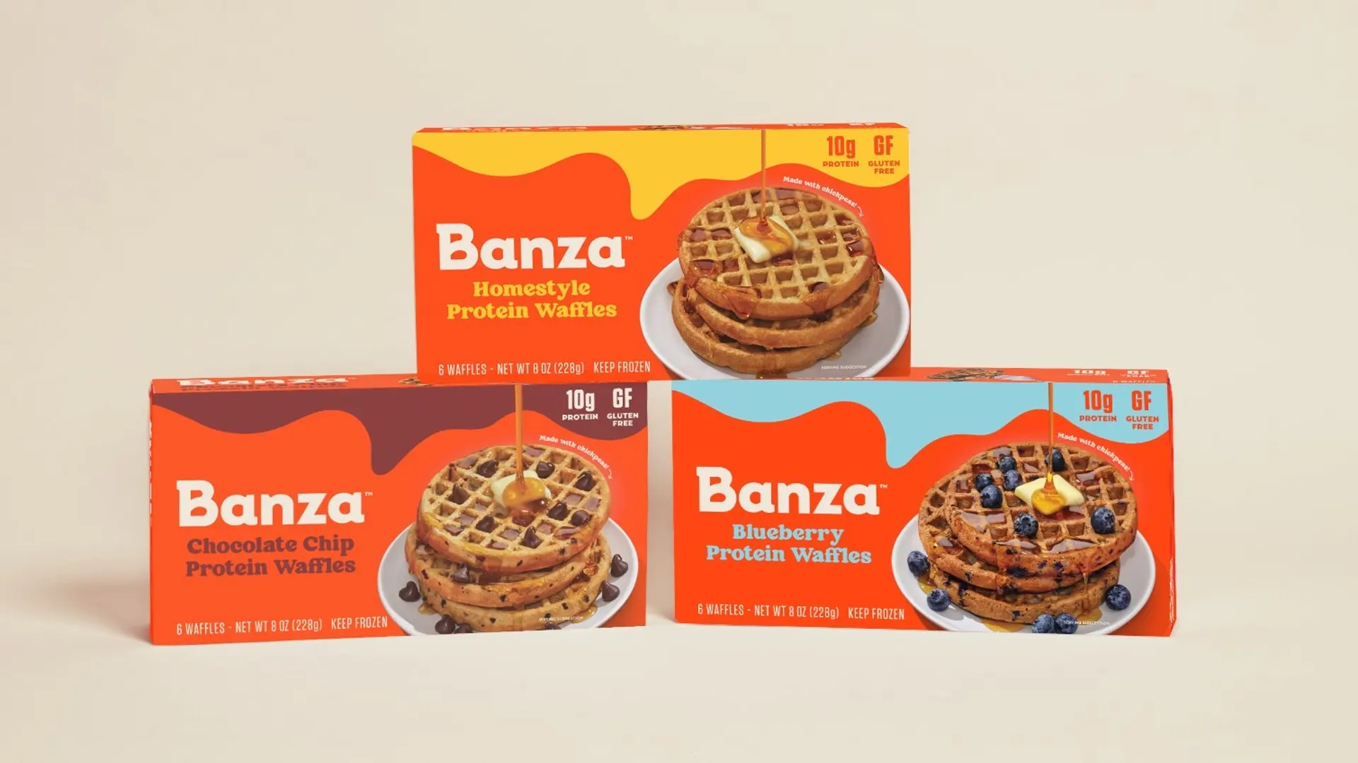 美味誘人的華夫餅外包裝盒設(shè)計(圖1) 美味誘人的華夫餅外包裝盒設(shè)計(圖1)