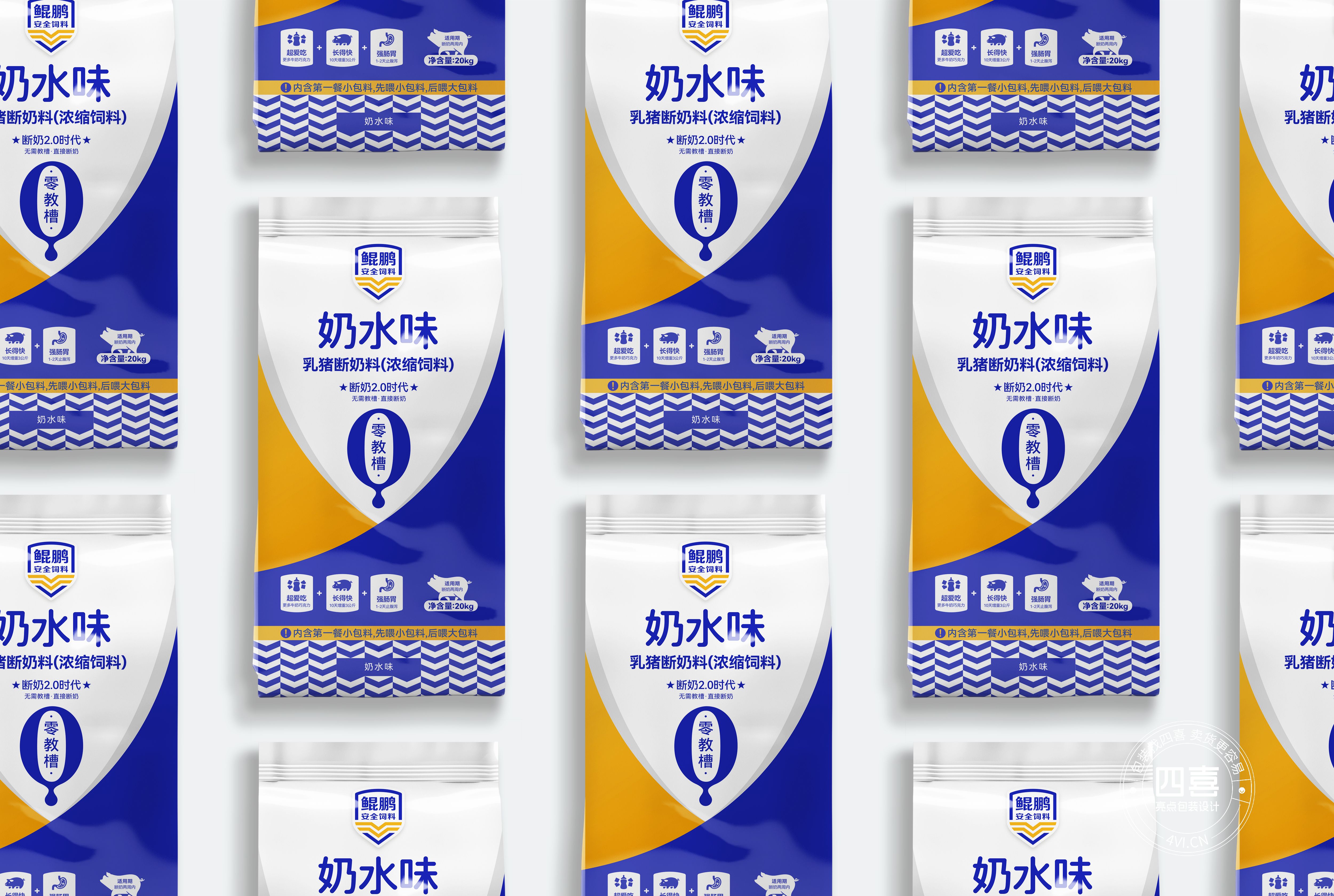 豬飼料包裝設(shè)計中色彩的魅力：吸引消費者的關(guān)鍵(圖1)