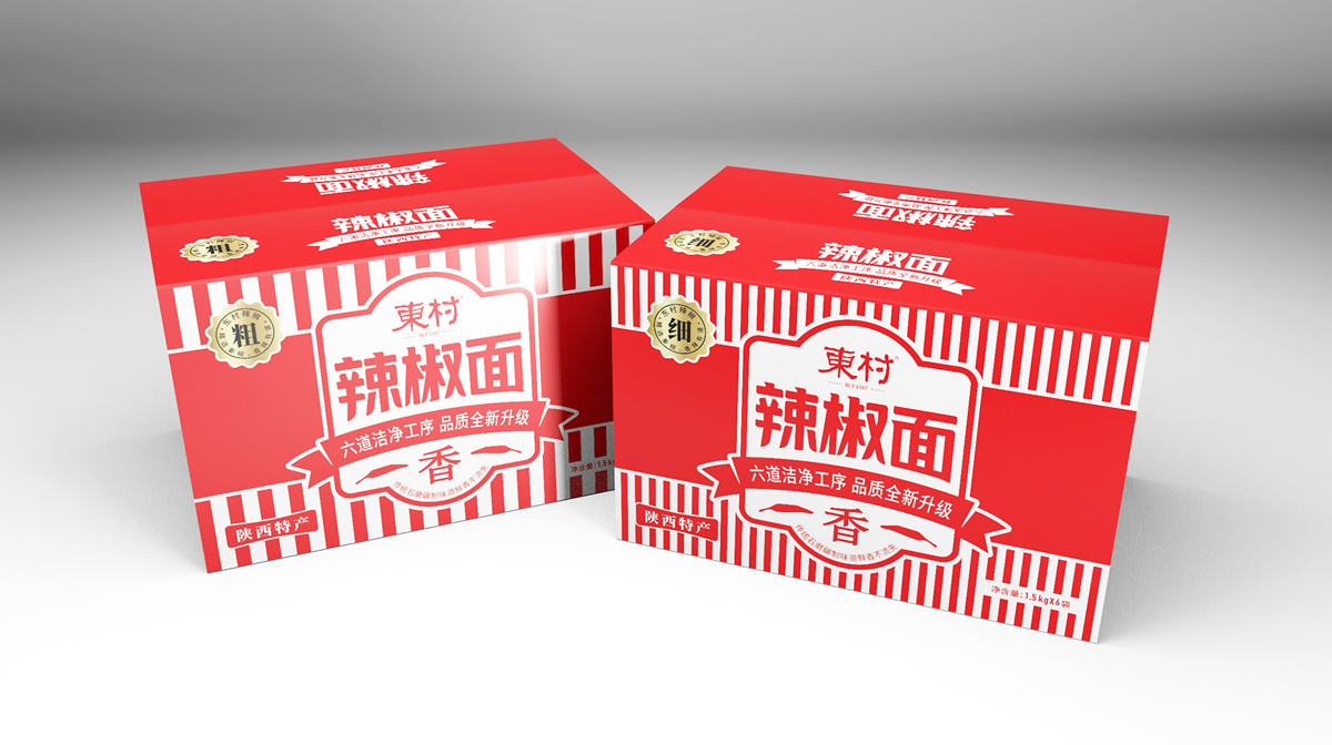 陜西東村辣椒粉辣椒面包裝設(shè)計(jì)(圖2)