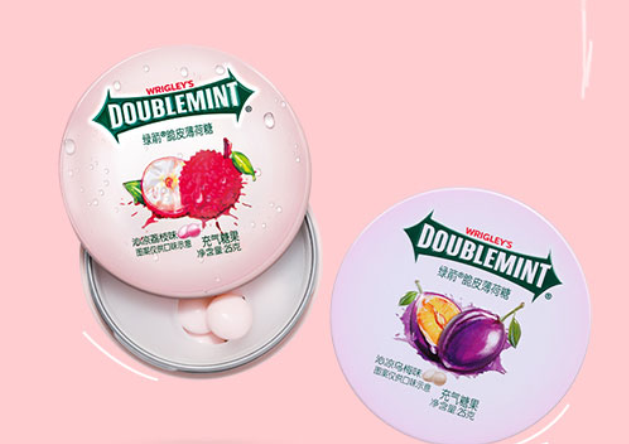 綠箭 DOUBLEMINT綠箭品牌logo與食品包裝設(shè)計欣賞(圖4)