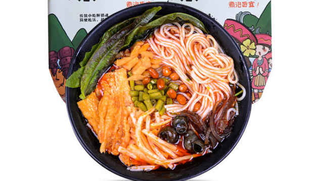 田小花螺螄粉品牌logo與食品包裝設(shè)計(jì)欣賞(圖3)